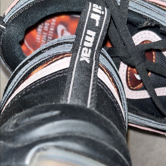 Retro Nike Air Max 97 Black, pink, Sneakers, w/ reflective design. - Picture 9 of 9